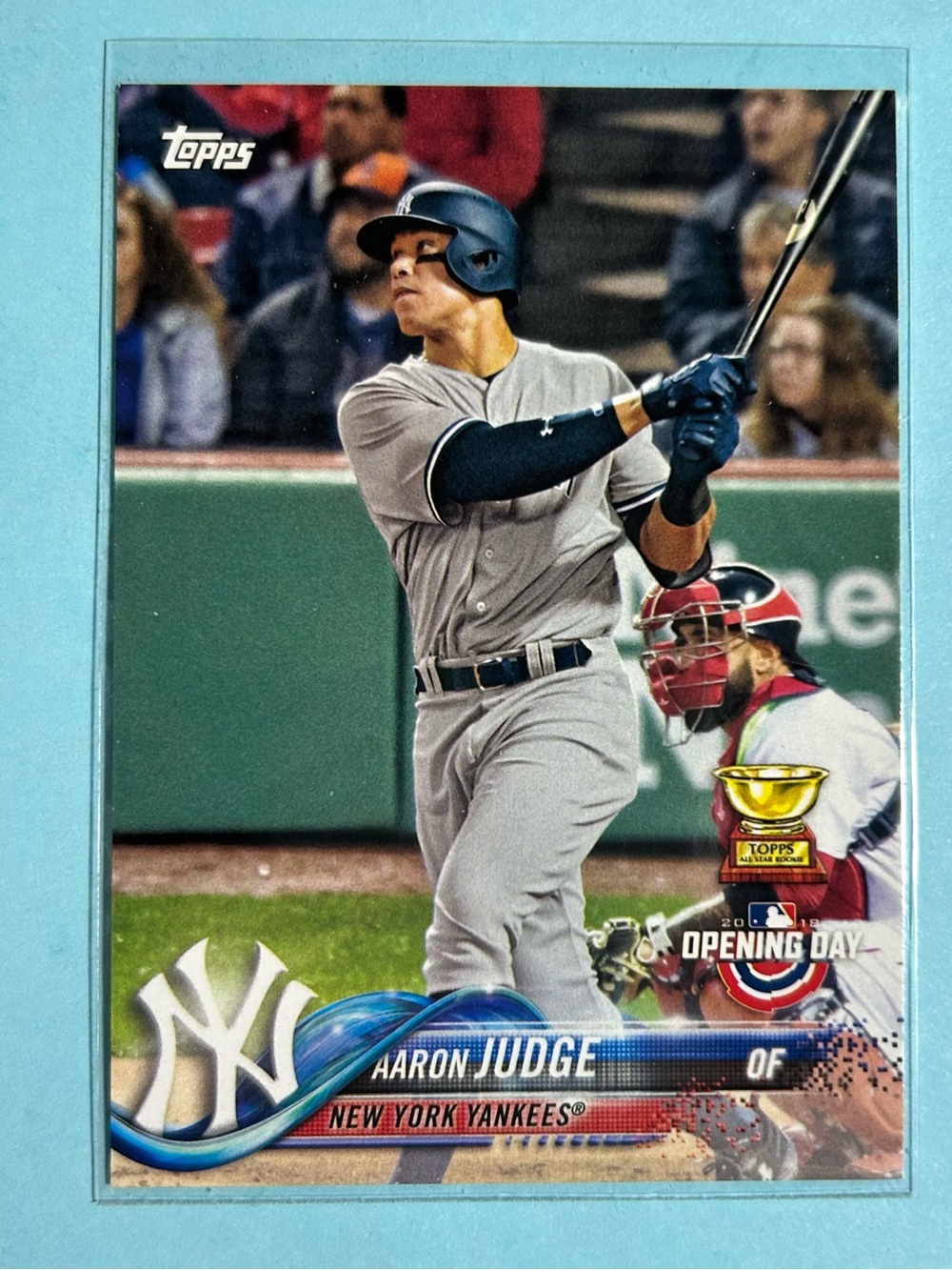 Aaron Judge , New York Yankees ,2018 Topps Opening Day #71 All Star Rookie Cup